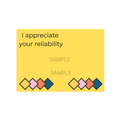 I Appreciate Your Reliability Postcard