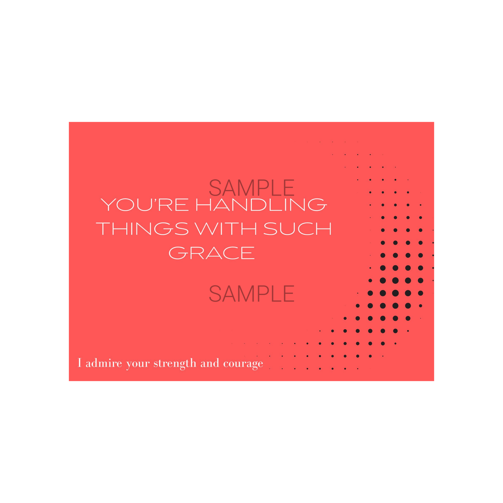 You're Handling Things With Such Grace Postcard
