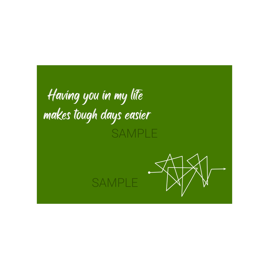 Having You in My Life Postcard