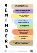 Daily Reminders A4 Poster