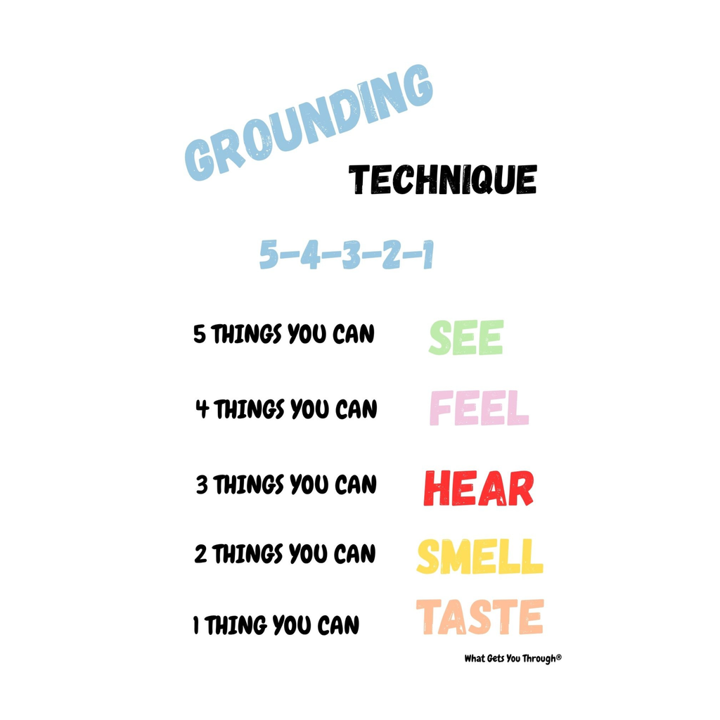 Grounding Technique A4 Poster with Stand
