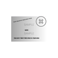 The Negative Voice Only Wins When You Give It Rent Free Space in Your Head Postcard