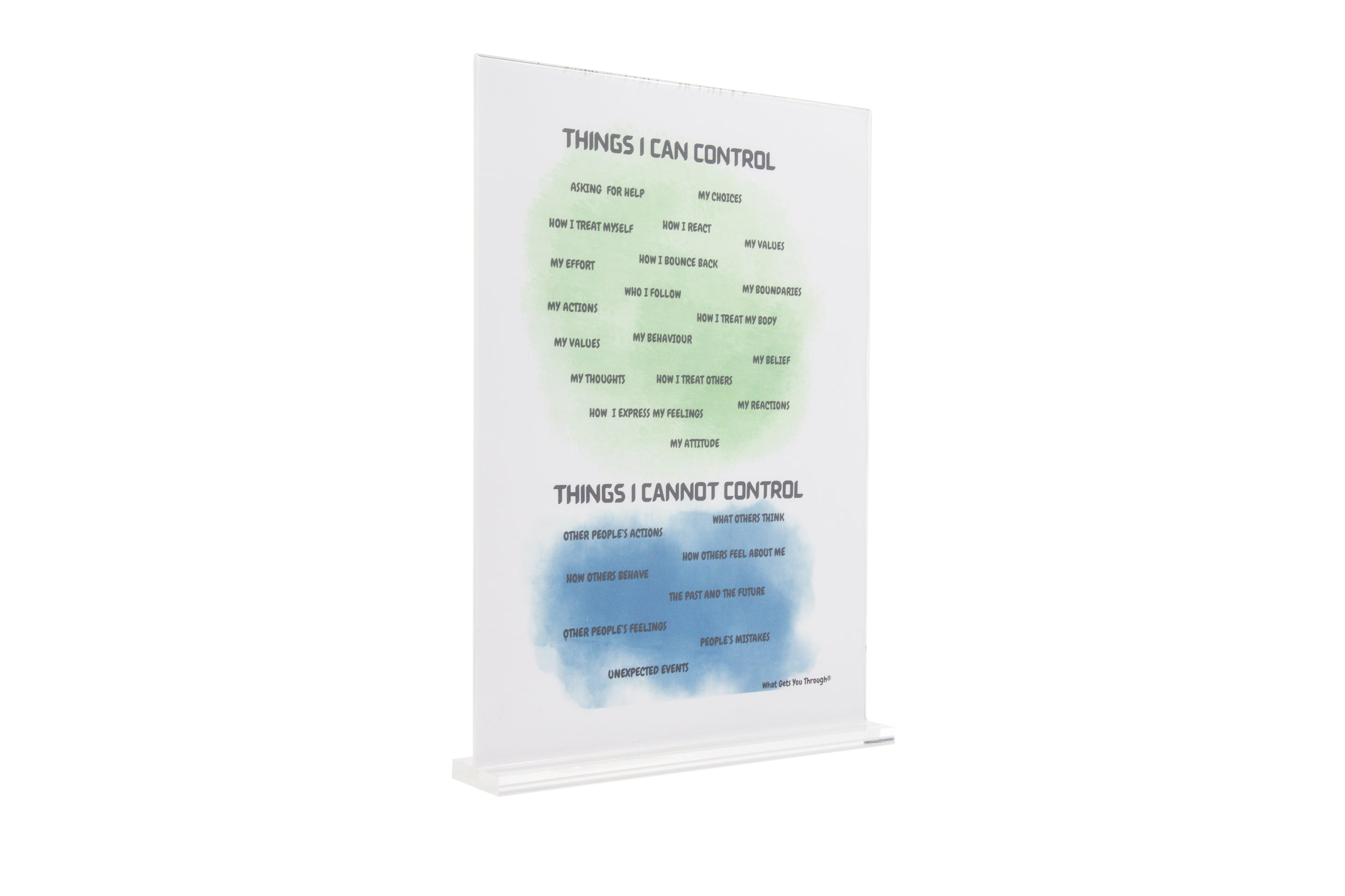 12 Wellbeing A4 Posters Bundle with Individual Stand