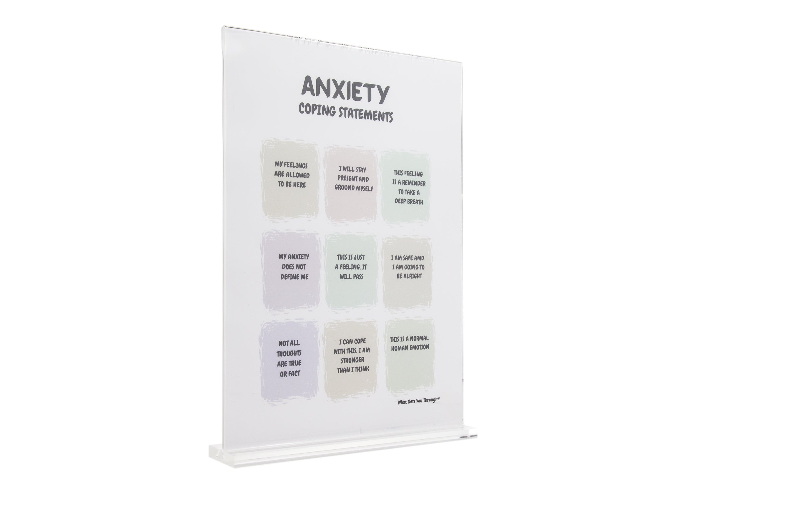 12 Wellbeing A4 Posters Bundle with Individual Stand
