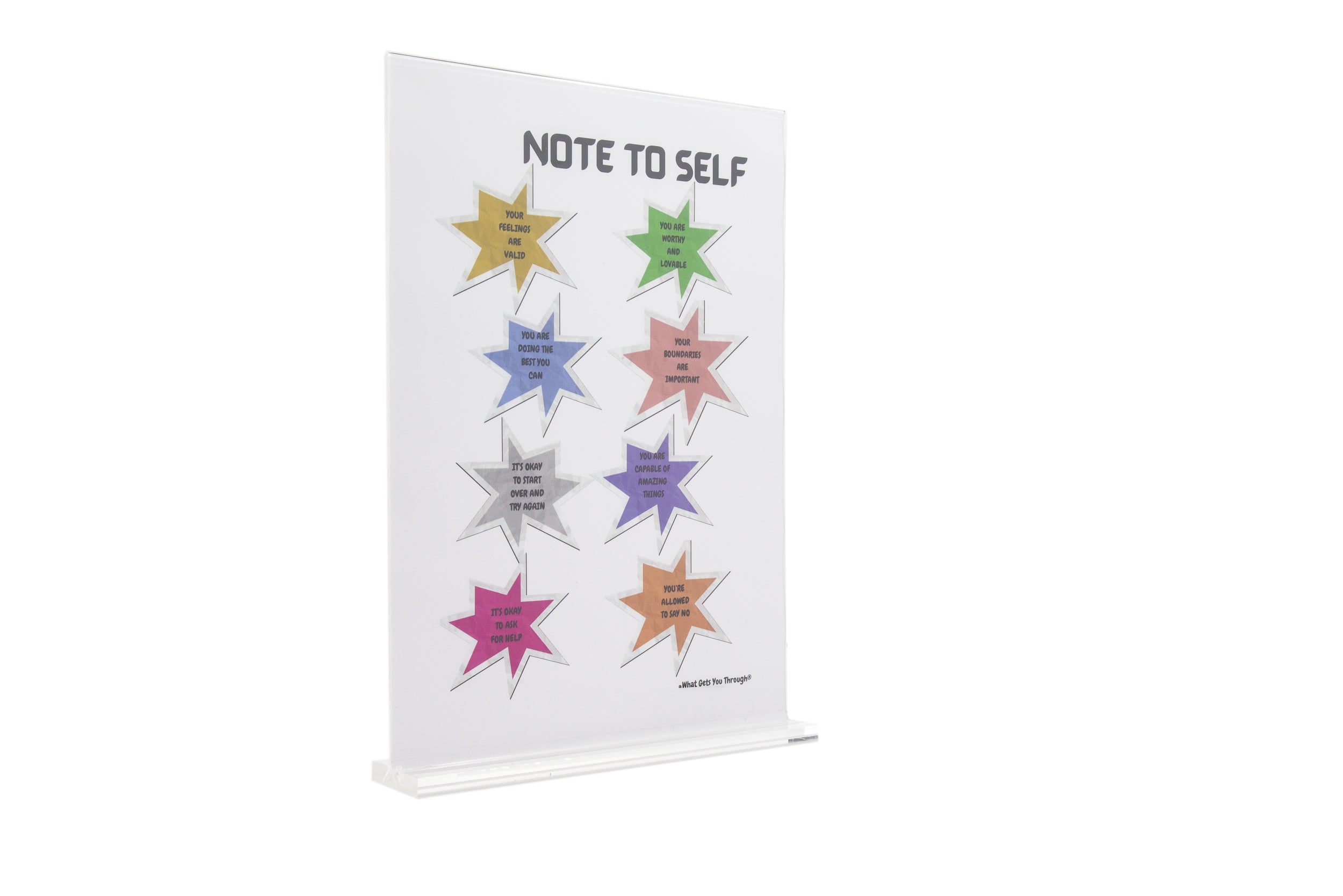 12 Wellbeing A4 Posters Bundle with Individual Stand