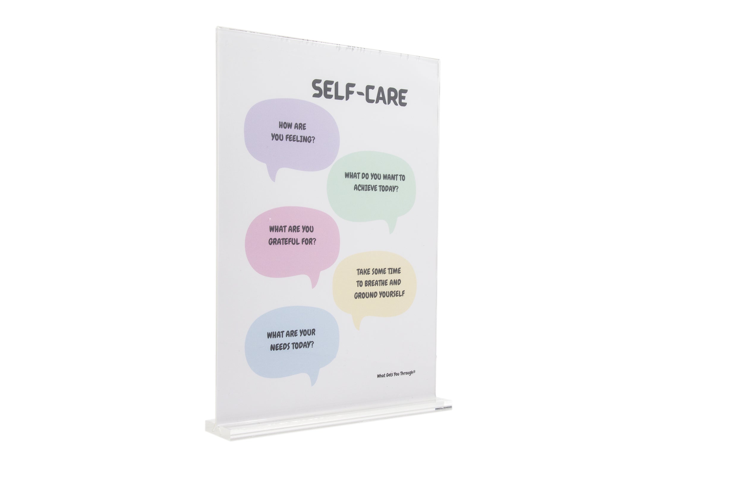 12 Wellbeing A4 Posters Bundle with Individual Stand