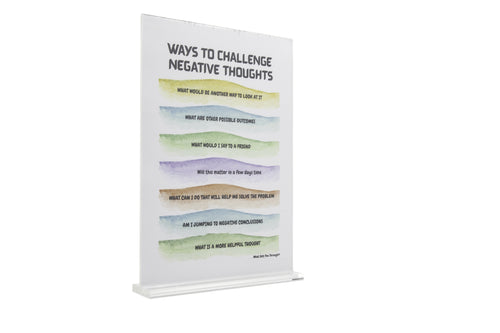 12 Wellbeing A4 Posters Bundle with Individual Stand